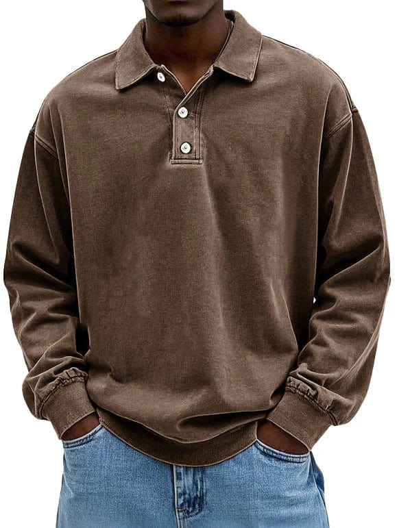 Matthew Premium Long-Sleeve Polo